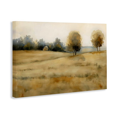 Solitude Fields Landscape Canvas, design by LSR Creative Studio
