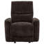 Fauteuil inclinable et oscillant brun foncé Trask-2092753957