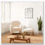 Chaise de loisir rembourrée avec repose-pieds-1838683256