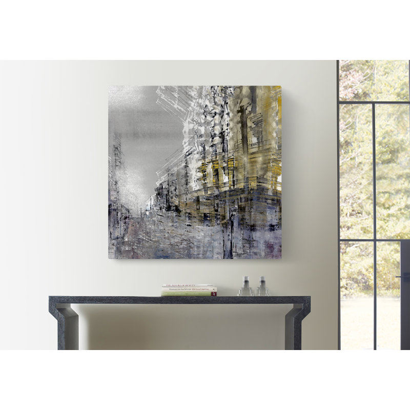" Ghetto Walk II " Painting Print, 12'' H x 12'' W