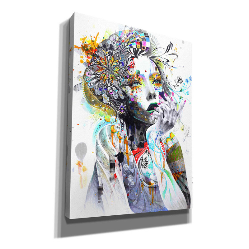«Circulation» par MinJae, estampe numérique sur toile, L 40 po x H 54 po
