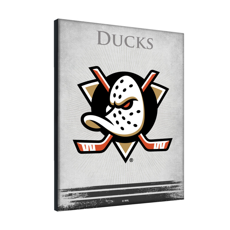 « NHL », impression sur toile, Anaheim Ducks, H 15 cm x l 20 cm