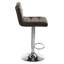 Tricia Swivel Upholstered Adjustable Height Bar Stool-2032517865