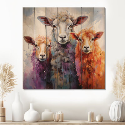" Colourful Sheep Chromatic Fleece II "