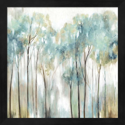 «Grace Land Teal Version» par Allison Pearce, art mural encadré