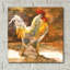 «Rooster Barn» par Annelein Beukenkamp, art mural en verre acrylique-676401530