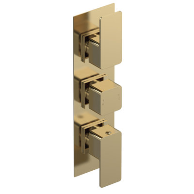 Triple Concealed Thermostatic Shower Valve