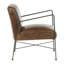 Orono 44cm H Genuine Leather Upholstered Armchair-1420326357