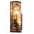 Rustic Lodge Flush Mounted Sconce