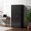Armoire de rangement en métal avec 4 tablettes réglables Aobabo-614851006