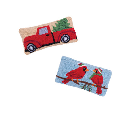 Ensemble d'oreiller crocheté cardinal