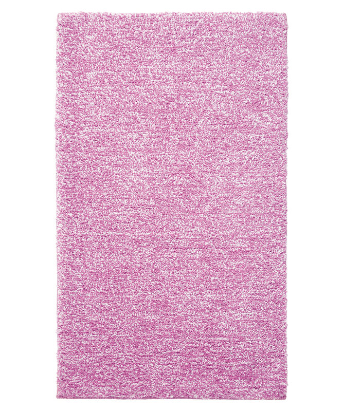 Microfiber Non-Slip Bath Rug, Pink, 60 cm H x 100 cm W