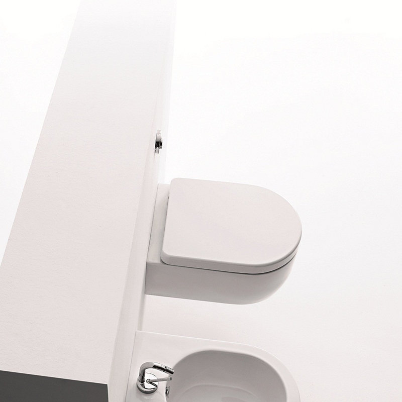 Kerasan 1.28 Gallons GPF High Efficiency Dual Flush Wall Mounted Kit
