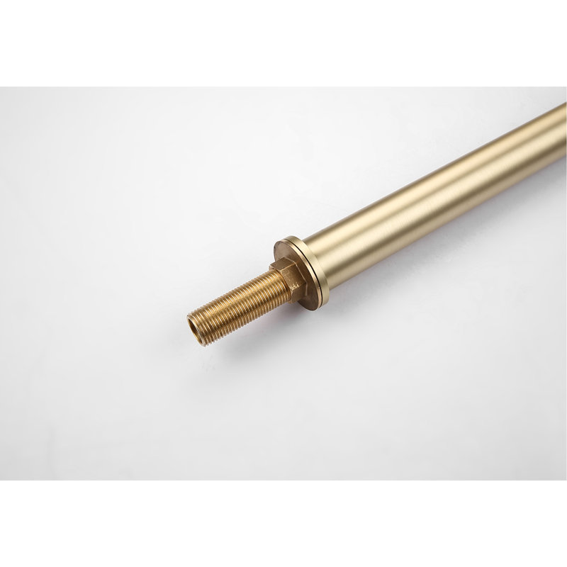Pot Filler Faucet With Extension - 360 Swivel And Foldable, Brushed Gold, Brass, Double Handles For Seamless Water Release, Corrosion Surface Treatment Rotatable Foldable Design, Efficient