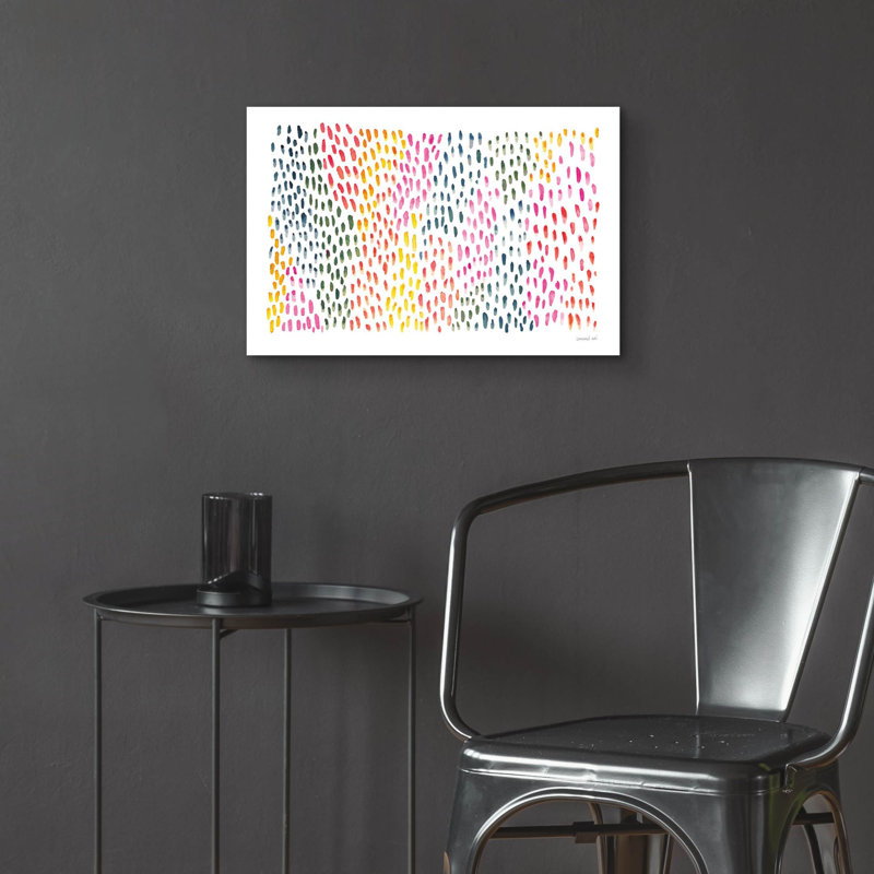 «Fullness Of Dots» par Danhui Nai, art mural en verre acrylique, H 16 po x l 24 po x P 0,2 po