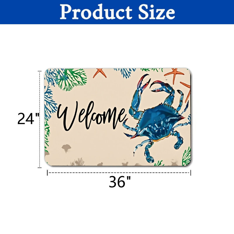 Paillasson 24 po x 36 po Beach House