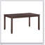 Ensemble de salle à manger 6 pièces avec table, banc et 4 chaises en similicuir Classic