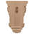 6"W x 3 1/4"D x 8 1/4"H Thin Acanthus Leaf Corbel, Alder (4-Pack)-73318837