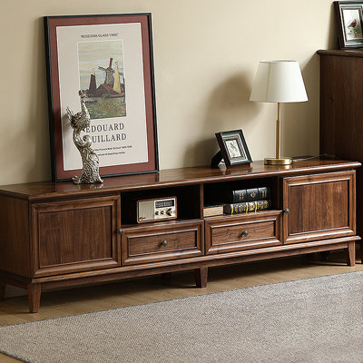 Modern minimalist TV stand storage cabinet