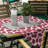 Animal Print Cotton Blend Tablecloth-305956330-305956328
