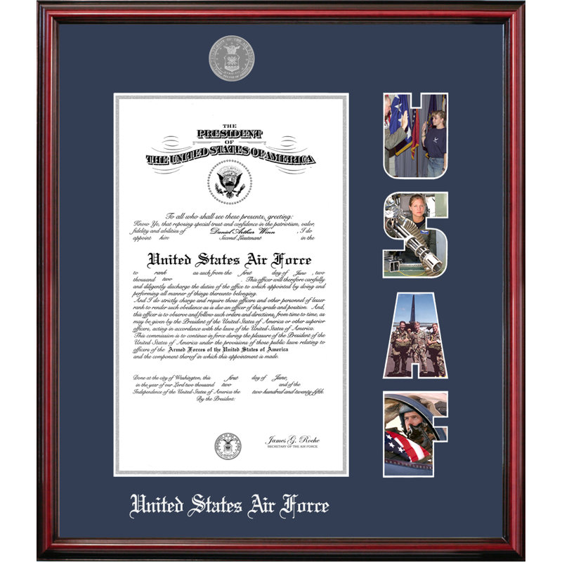 Air Force Certificate Petite Picture Frame, 8" x 10"