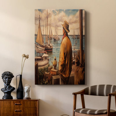 Série NAUTICAL DCVII - Toile tendue avec châssis de qualité supérieure - Prêt à être accroché