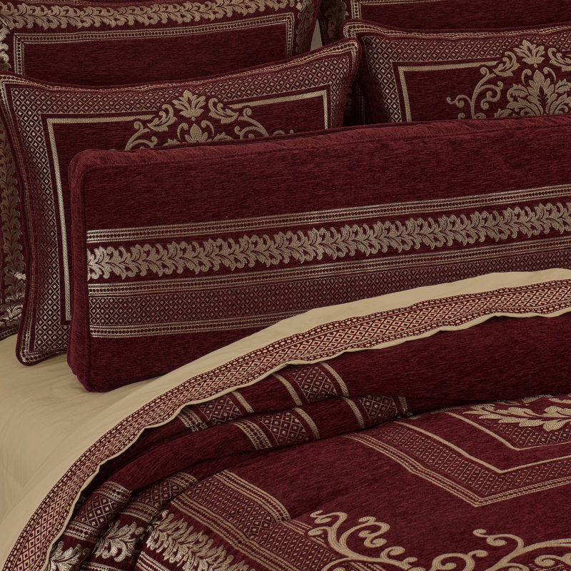 Coussin décoratif LAURENZA BOLSTER, Rouge