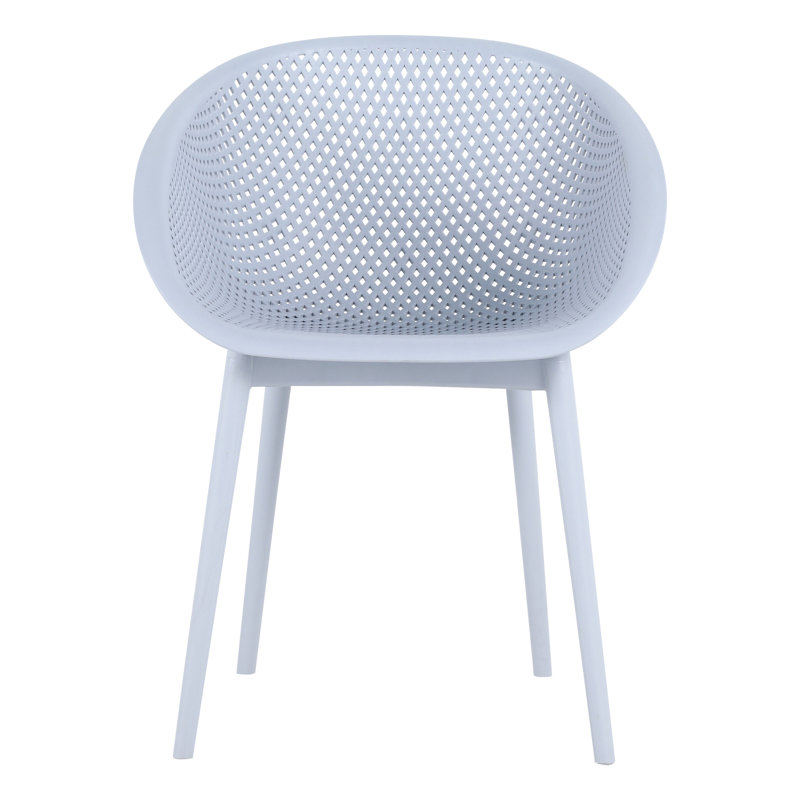 Paquet de 2, chaises longues bleues, toutes saisons, Pp, intérieur / extérieur, sans entretien, configuration de 90 secondes, forme ergonomique, ensemble de chaises bleues en polypropylène tissé et tissé respirant pour l'intérieur et l'extérieur