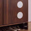 Rangement pour chaussures en bois manufacturé brun noisette