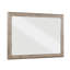 Miroir de commode Cely, moulure 36X52