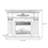 Walnut Solid Wood Electric Fireplace