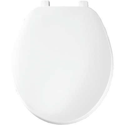 Siège de toilette rond en plastique