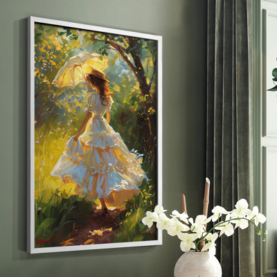 WOMEN Series DCCCXCIII  -Premium Framed Print -Ready to Hang - No Nails Required