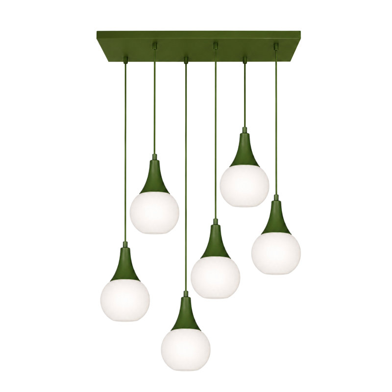 LACRIMA KHAKI 1-LIGHT PENDANT, 60, 6