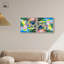 «Vivid Waters I Set Canvas Maximalist Abstract» par Art Remedy-111800267-111800269