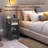 Multi-Functional Bedside Table With Charging Station & Storage-728110787
