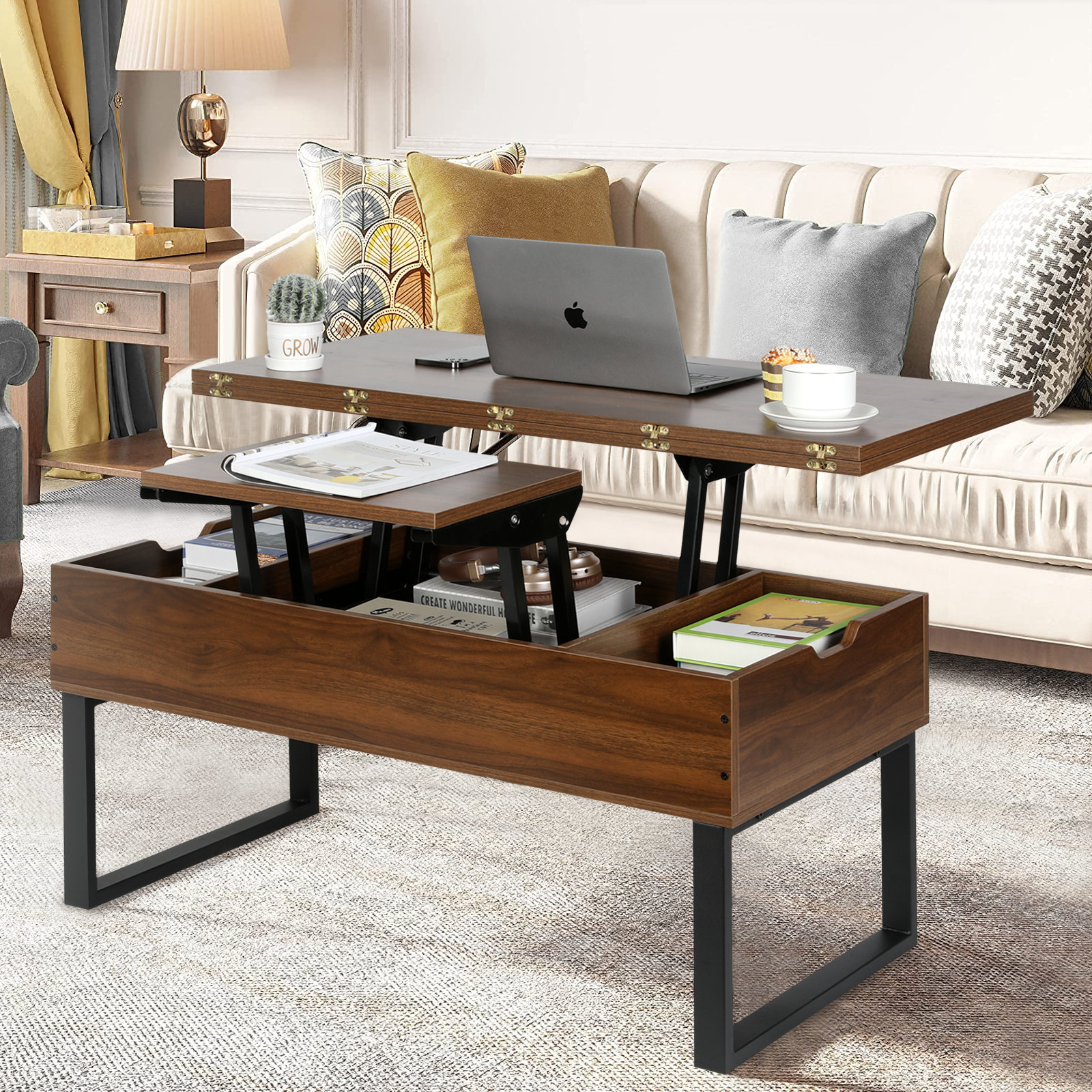 17 Stories Allyssia Lift Top Coffee Table & Reviews | Wayfair