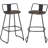 Stellan Swivel Stool with Metal Frame-181059114