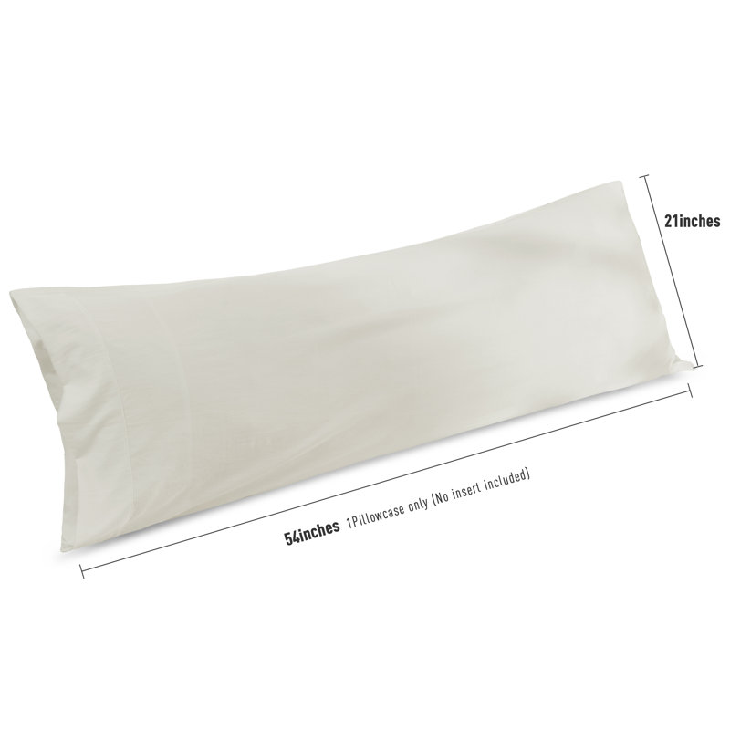 Soft Twill Microfiber Fabric Pillowcases Set, Beige