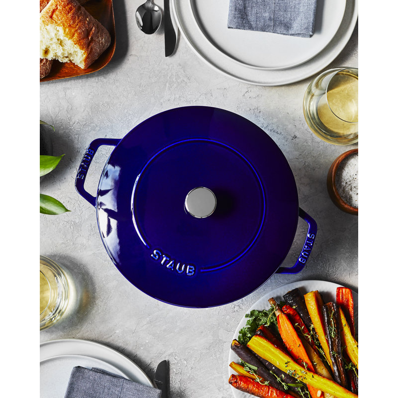 Cast Iron 3.8-qt Essential French Oven, Dark Blue