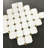 Diamond With Dot Marble Mosaic Tile-113459200