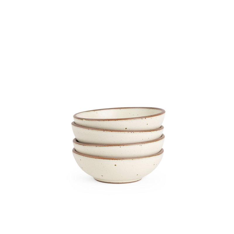 Stoneware Rice Bowl, Cream