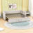 Upholstered Daybed with Trundle-2045038649