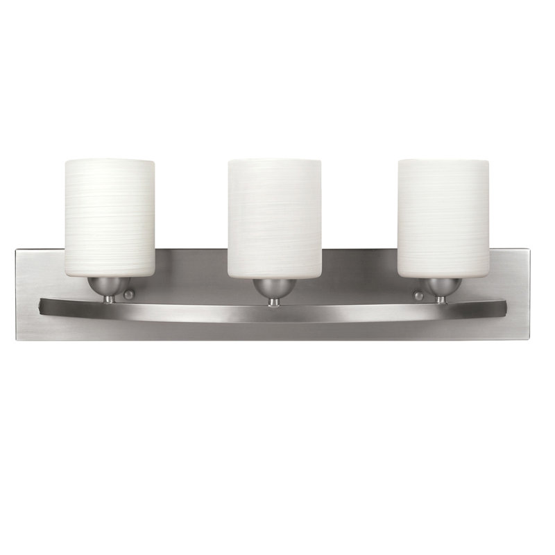 Cusack 3 - Light Dimmable Vanity Light, Brushed Pewter