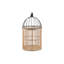 2 Piece Wood Wall Lantern Set