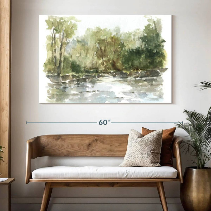 Avery Wooded Stream I, 34" H x 51" W