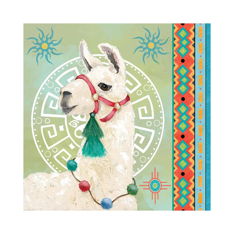 Peruvian Dreams II by Jade Reynolds - Wrapped Canvas Gallery-Wrapped Canvas Giclée, 66.04 cm H x 66.04 cm W x 1.91 cm D
