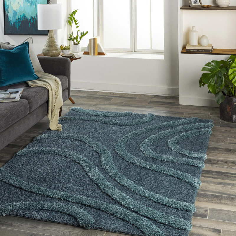 Turrell Machine Woven Indoor Area Rug, Rectangle 9'2" x 12'