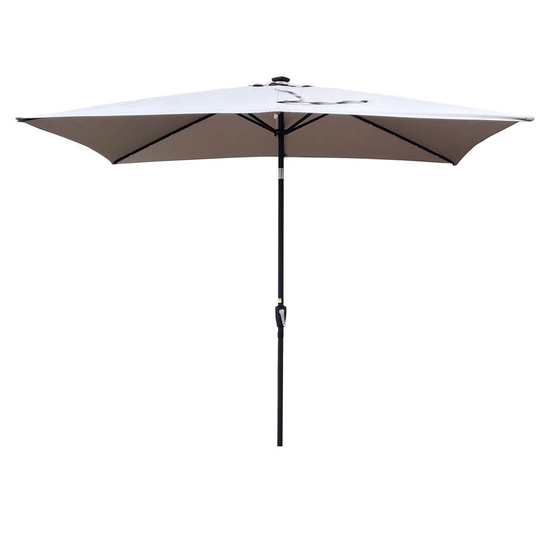 Parasol de patio rectangulaire exceptionnel avec des fonctionnalités avancées pour le plaisir en plein air, Marine