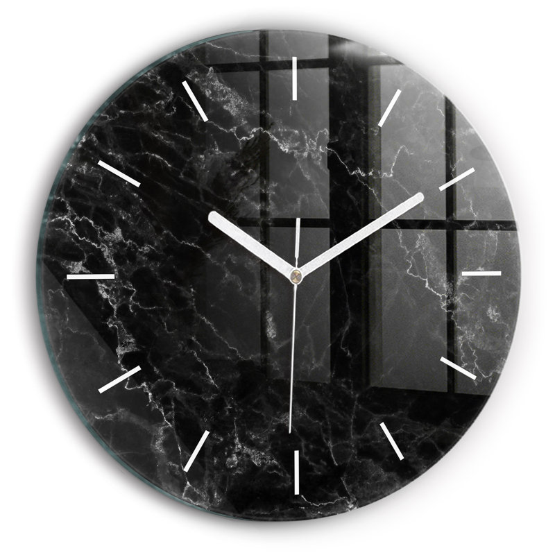 Glass Wall Clock
